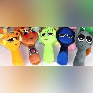 Sprunki Plush Toys Incredibox Bundle of 5 Sprunkis